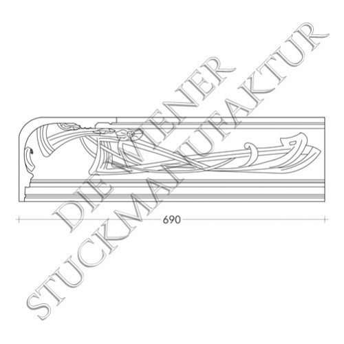 Ecke zu G4001+4002 690/690mm