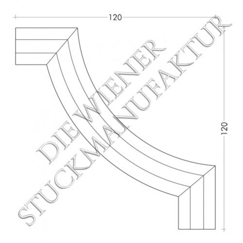 Ecke zu L0062-B 120/120mm