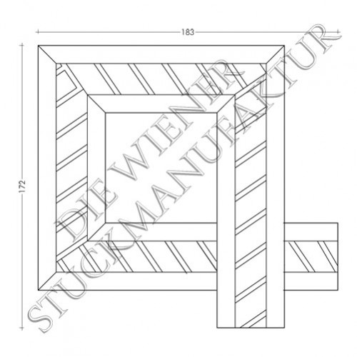 Ecke zu L0027-B 183/172mm