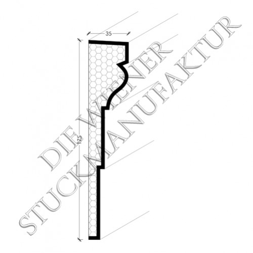 Fassadenprofil 175/35mm