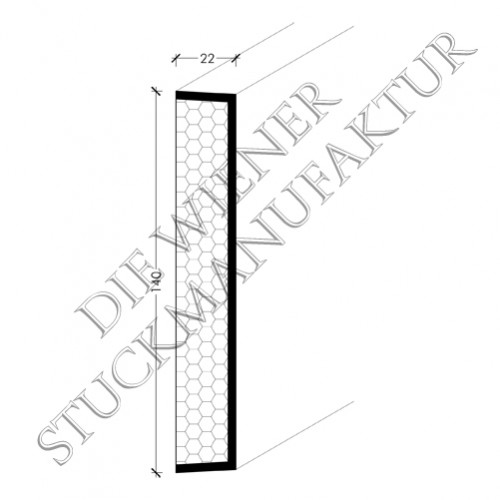 Fassadenprofil 140/22mm